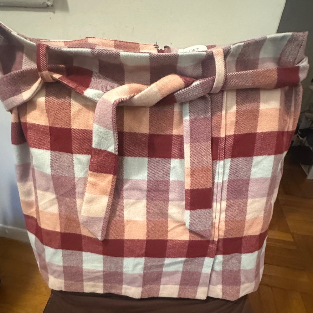 Loft Winter Plaid Skirt